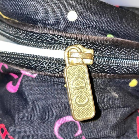 Dior Black Multicolor CD Logo Vanity Case 861398 - Picture 5 of 12